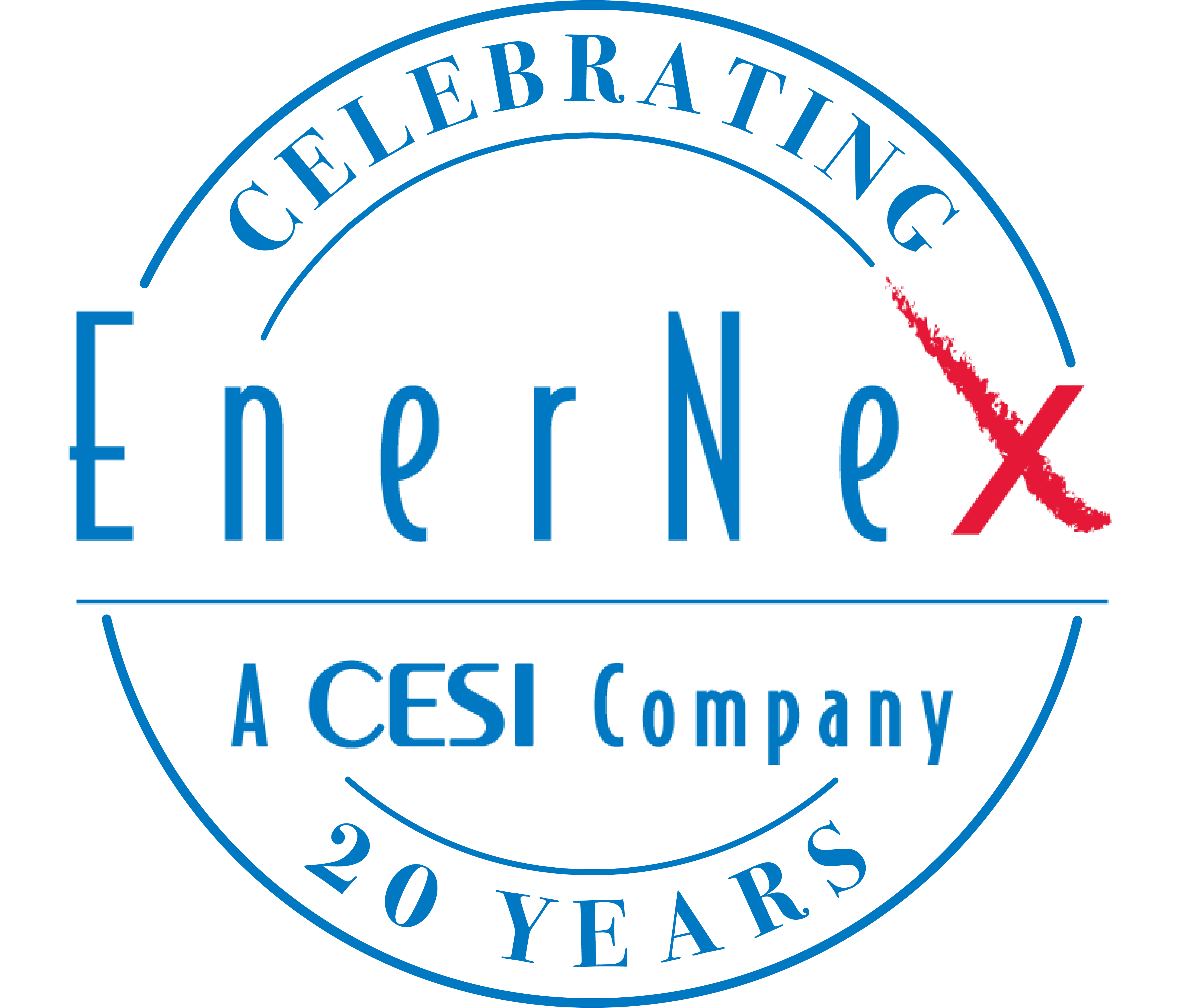 EnerNex 20 years anniversary logo 